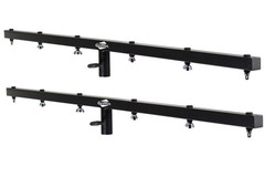 DJ Light Cross Bar Mount for Lighting Stands – 2 Pack T-bar Holder Stage PA Gear
