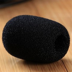 5X Black Handheld Stage Microphone Windscreen Foam Mic Cover Soft Sponge 35x10mm