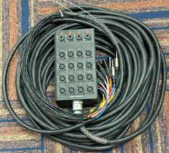 RAPCO 16×4 100′ Microphone Snake XLR with TRS Returns USED in Good Condition