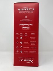 HyperX QuadCast S Condenser Wired Recording Microphone Podcasting Streaming