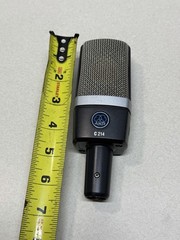 AKG C214 Large Diaphragm Condenser Microphone- Working!
