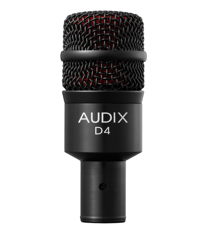 Audix D4 Professional Dynamic Drum & Instrument Microphone Lightweight & Compact