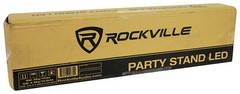 2) Rockville PARTY STAND LED DJ Tripod Speaker Stands+RGB Remote+Sound Activated