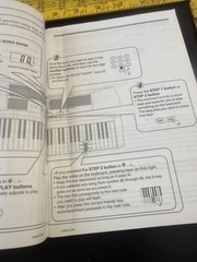 Casio LK-30 LK-33 Electronic Keyboard Owners Manual Guide Book Old Vintage 1990s
