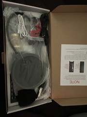 New in box Condenser And Microphone Sound Card Set