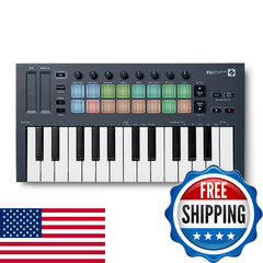Novation FLkey Mini – Portable 25-Key, USB, MIDI Keyboard Controller with FL Stu