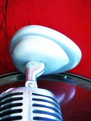 Vintage 1940’s Shure Brothers 55 Fatboy microphone Elvis w S-36 stand 55S 55SW 2