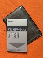 Roland D-50 Memory Card PN-D50-00 / Patch Data Rom for D-50 w/Slip Case