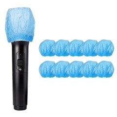 1Pcs Disposable Microphone Cover Mic Windscreen PodMic Covers, Blue