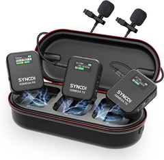 SYNCO G2A2 MEGA Wireless Microphone With Charging Case & 8GB Storage Onboard