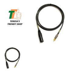 Unbalanced Audio Adapter Cable, RCA Male Plug to XLR-Male, Gold Contacts, Str…