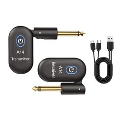 A14 2.4GHz Guitar Wireless System for Electric Guitar Music Bass Violin 100ft