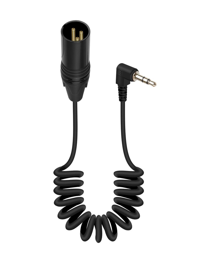 GELRHONR Right Angle 3.5mm to 3 pin XLR Male 38.3 inches, Black