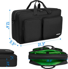 Multi-Layer Controller Gig Bag Padded Mixer Carry Case Fit for Pioneer DDJ FLX4