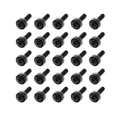 Gator Rackworks Standard Size Rack Screws, 25 Pack (GRW-SCRW025)