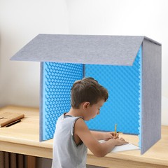 Desktop Soundproof Cover – Portable Isolation Booth for Vocal Recording