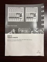 Behringer Xenyx 1202FX 12 Channel Mixer Rockville RMCXLR Microphone (X4) Bundle