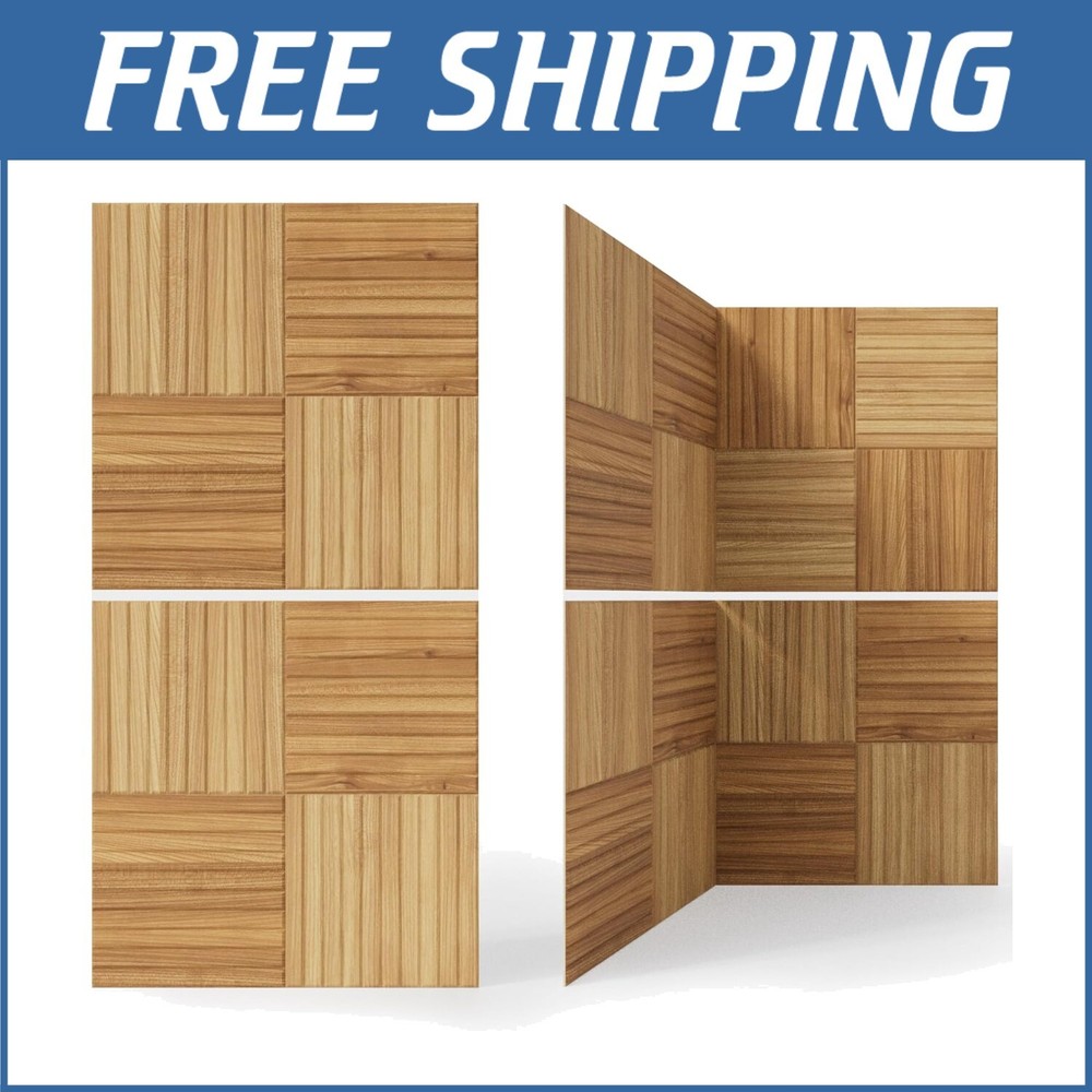 Eco-Friendly 6 Pack Acoustic Sound Panels – Decorative Self-Adhesive Solution