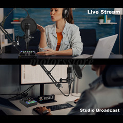 Home Audio Mixer Kit Sound Card Podcast For Live Game Music Record Condencer Mic