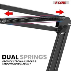 5Core 32″ Microphone Scissor Arm Set Mic Stand Suspension Boom Desk Mount Holder