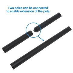 Howonder M20 Speaker Pole Mount, 16″ Extended Speaker Pole (2 Packs)