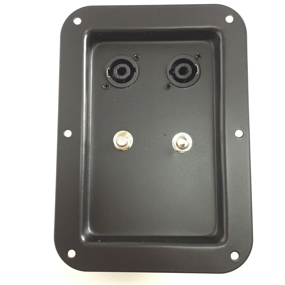 Black Jack Plate Dual Speakon & Dual 1/4″ PA/DJ Speaker Replacement 178x127mm