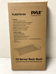NEW Pyle 1U Server Rack Shelf Universal Device Mounting Tray PLRSTN14U