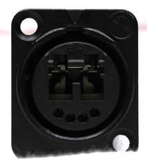 Genuine NEUTRIK NO2-4FDW-1-A OPTICALCON IP65 Fiber Chassis Connector D Panel