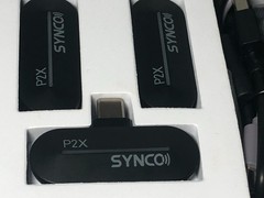 P1/P2X Wireless Lavalier Microphones(2) USB-C Lapel Clip 2.4 GHz Synco