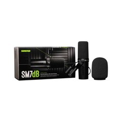Shure SM7dB Active Cardioid Dynamic Vocal Microphone with Built-In Preamp