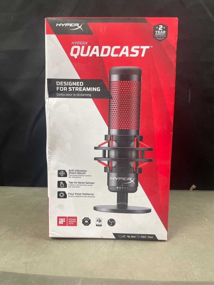 HyperX QuadCast – USB Condenser Gaming Microphone for PC 4
