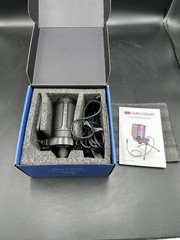 FIFINE AmpliGame A6V RGB USB Gaming Condenser Microphone w/ Tripod & Pop Filter