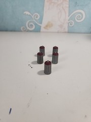 5 PCS Behringer Eurodesk, Eurorack MX , XENYX Mixer Aux Knobs Purple