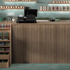 4-Piece Wood Slat Wall Panel for Interior Wall 4pcs – 47.2″ x 23.6″ Walnut