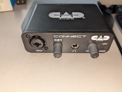 Audio Interface, Pre-Amp/USB-C, Microphone/Guitar/Instrument, CAD Unit 24bit