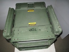 Rackmount 04U x24 ECS Legacy Composite Shock Mount Shockmount Case Green G/F