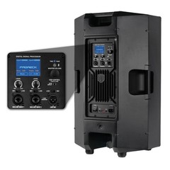 PRORECK 15″ Powered PA Speaker 1500W Bluetooth 3-Channel DSP DJ Live Loudspeaker