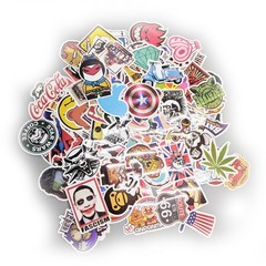 100PCS Skateboard Stickers Vinyl Laptop Luggage Decals Dope Sticker Lot Bomb US