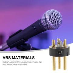 10 Pcs Accessories Audio Conversion Microphone Cable Adapter