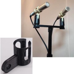 Holding Bracket for Behringer C-2 Matched Studio Condenser Microphone *Black*