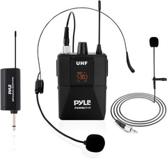 UHF Wireless Microphone System Kit – Portable Professional Cordless Microphone S