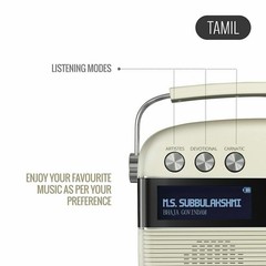 Carvaan Tamil – Portable Music Player with 5000 Preloaded Songs, FM/BT/AUX