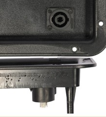 Large Plastic Thicken Speaker Jack Plate Dual Aftermarket NL4MP 178mm x 125mm