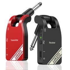 LEKATO 2.4GHz Wireless Guitar Transmitter Receiver System 6 Channels NEW