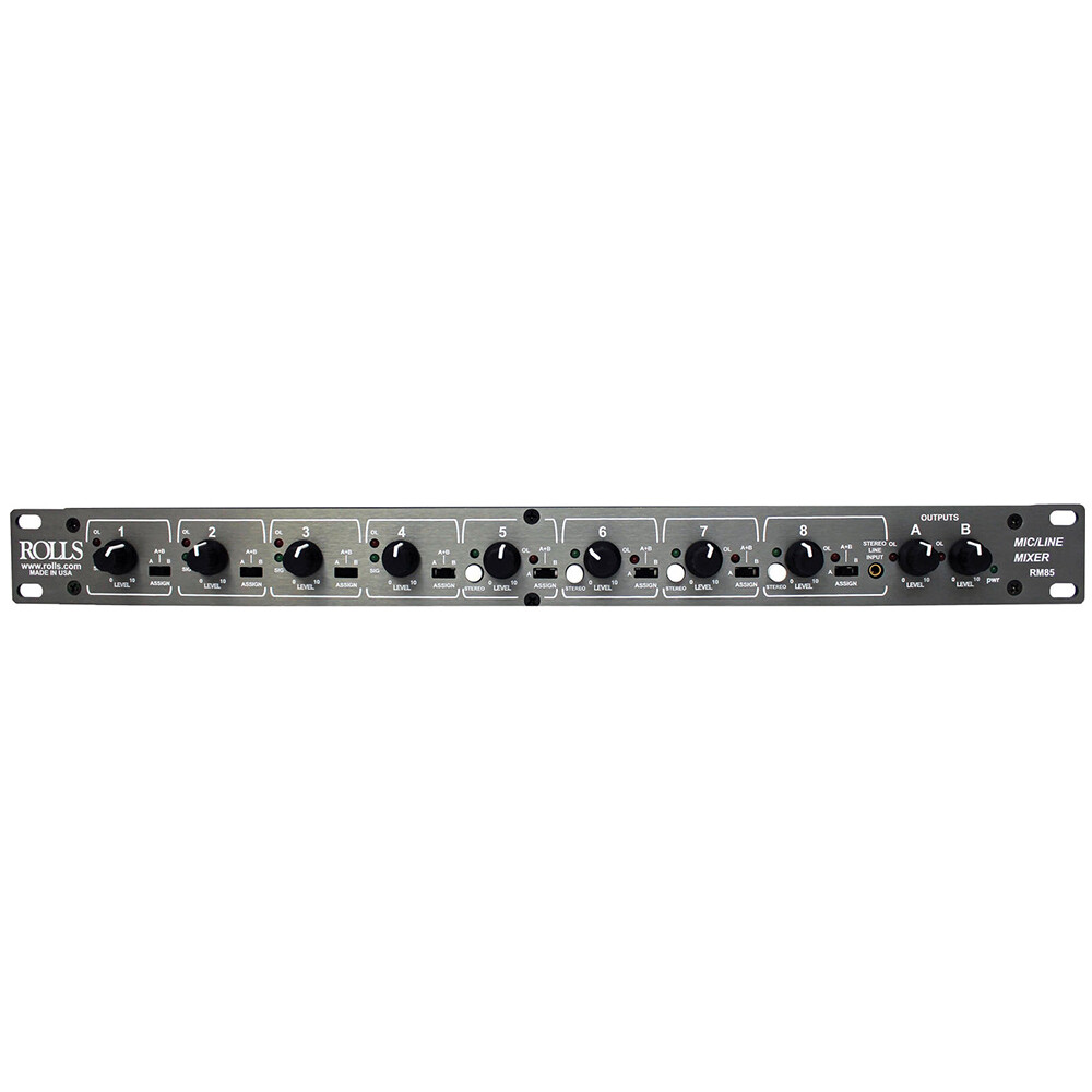 Rolls RM85 Two-Zone Mic and Line Mixer
