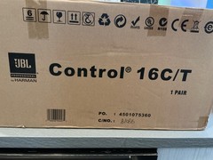 JBL Control 16C/T-BK 2-Way 6.5″ Coaxial Ceiling Loudspeakers, Pair, White