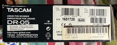 TASCAM DR05V2 Stereo Portable Digital Audio Recorder DR-05 Version 2~Used
