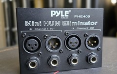 Pyle PHE400 2-Channel Hum Eliminator Dual Channel Analog XLR 1/4″ 20Hz-20kHz
