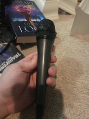 Karaoke USA Wired Microphone for Karaoke, (Black) – Unidirectional Dynamic