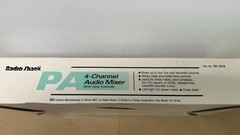 Radio Shack SSM-60 Stereo Sound 4-Channel Mixer w/ Tone Controls Mic Phono Input